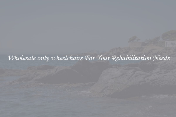 Wholesale only wheelchairs For Your Rehabilitation Needs