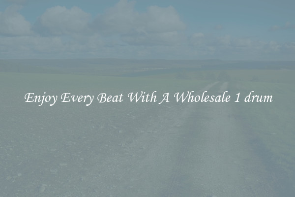 Enjoy Every Beat With A Wholesale 1 drum