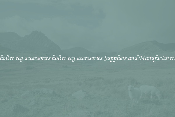 holter ecg accessories holter ecg accessories Suppliers and Manufacturers